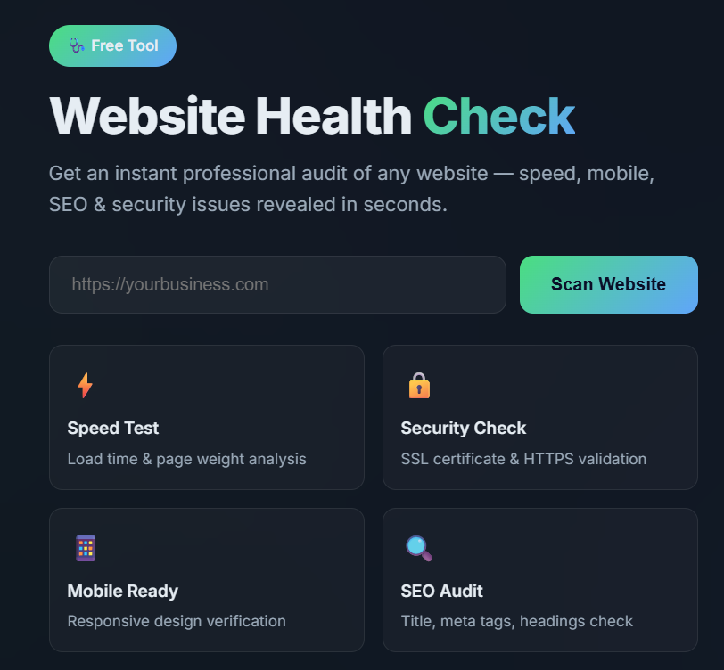 SiteCheck Report Demo